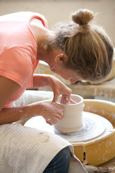 CLL Ceramics Student